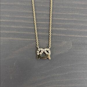 Pretzel Charm Necklace